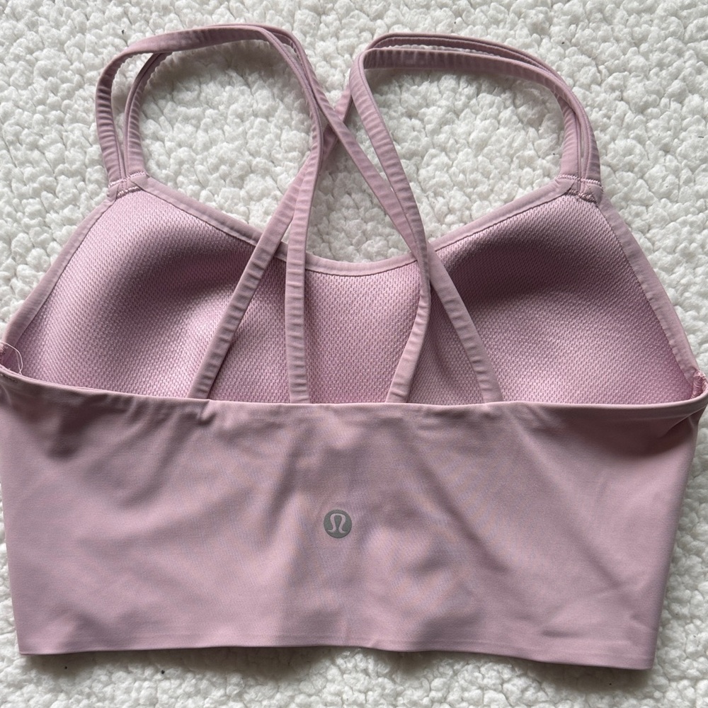 lululemon athletica Light Pink Strappy Sports Bra